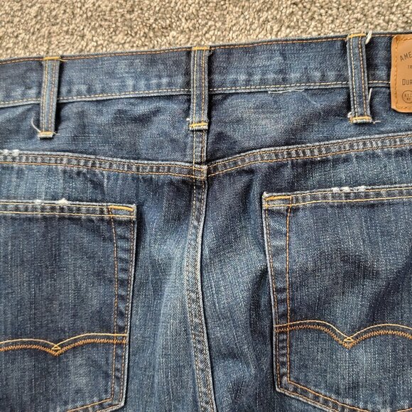 Men's American Eagle Loose Blue Jeans 38 X 32  Inseam Measures 30"  Pre-Owned - Picture 11 of 12